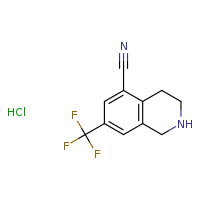 7-(trifluoromethyl)-1,2,3,4-tetrahydroisoquinoline-5-carbonitrile hydrochloride