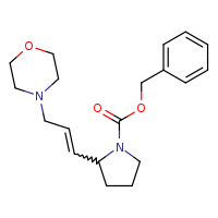 benzyl 2-[3-(morpholin-4-yl)prop-1-en-1-yl]pyrrolidine-1-carboxylate