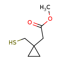 methyl 2-[1-(sulfanylmethyl)cyclopropyl]acetate