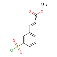 methyl (2E)-3-[3-(chlorosulfonyl)phenyl]prop-2-enoate