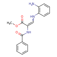 methyl 3-[(2-aminophenyl)amino]-2-(phenylformamido)prop-2-enoate