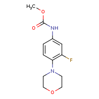 methyl N-[3-fluoro-4-(morpholin-4-yl)phenyl]carbamate