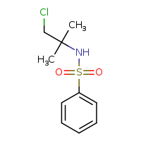 N-(1-chloro-2-methylpropan-2-yl)benzenesulfonamide