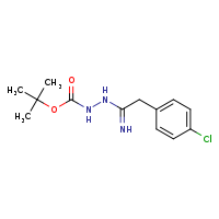 N'-[2-(4-chlorophenyl)ethanimidoyl]tert-butoxycarbohydrazide