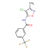 N-(4-chloro-3-methyl-1,2-oxazol-5-yl)-3-(trifluoromethyl)benzamide