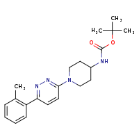 tert-butyl N-{1-[6-(2-methylphenyl)pyridazin-3-yl]piperidin-4-yl}carbamate