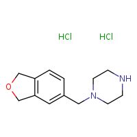 1-(1,3-dihydro-2-benzofuran-5-ylmethyl)piperazine dihydrochloride