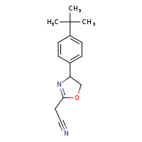 2-[4-(4-tert-butylphenyl)-4,5-dihydro-1,3-oxazol-2-yl]acetonitrile