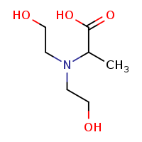 2-[bis(2-hydroxyethyl)amino]propanoic acid