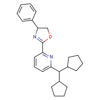 2-(dicyclopentylmethyl)-6-(4-phenyl-4,5-dihydro-1,3-oxazol-2-yl)pyridine