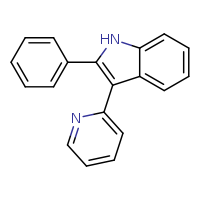 2-phenyl-3-(pyridin-2-yl)-1H-indole