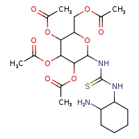 [3,4,5-tris(acetyloxy)-6-{[(2-aminocyclohexyl)carbamothioyl]amino}oxan-2-yl]methyl acetate