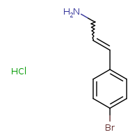3-(4-bromophenyl)prop-2-en-1-amine hydrochloride
