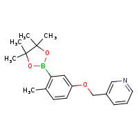 3-[4-methyl-3-(4,4,5,5-tetramethyl-1,3,2-dioxaborolan-2-yl)phenoxymethyl]pyridine
