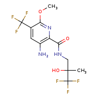 3-amino-6-methoxy-N-(3,3,3-trifluoro-2-hydroxy-2-methylpropyl)-5-(trifluoromethyl)pyridine-2-carboxamide