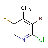 3-bromo-2-chloro-5-fluoro-4-methylpyridine