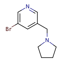3-bromo-5-(pyrrolidin-1-ylmethyl)pyridine