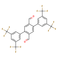 4-[3,5-bis(trifluoromethyl)phenyl]-3',5'-bis(trifluoromethyl)-[1,1'-biphenyl]-2,5-dicarbaldehyde
