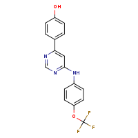 4-(6-{[4-(trifluoromethoxy)phenyl]amino}pyrimidin-4-yl)phenol