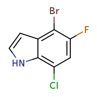 4-bromo-7-chloro-5-fluoro-1H-indole