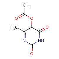 4-methyl-2,6-dioxo-1,2,5,6-tetrahydropyrimidin-5-yl acetate