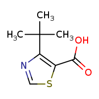 4-tert-butyl-1,3-thiazole-5-carboxylic acid