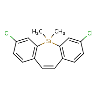 5,14-dichloro-2,2-dimethyl-2-silatricyclo[9.4.0.0³,?]pentadeca-1(11),3(8),4,6,9,12,14-heptaene