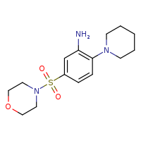 5-(morpholine-4-sulfonyl)-2-(piperidin-1-yl)aniline