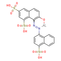 ({6,8-disulfo-1-[2-(4-sulfonaphthalen-1-yl)diazen-1-yl]naphthalen-2-yl}oxy)alumanylidene