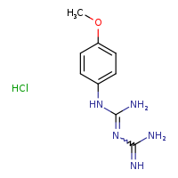 ({amino[(4-methoxyphenyl)amino]methylidene}amino)methanimidamide hydrochloride