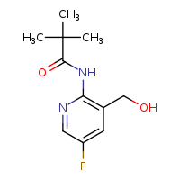 N-[5-fluoro-3-(hydroxymethyl)pyridin-2-yl]-2,2-dimethylpropanamide