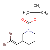 tert-butyl 3-(2,2-dibromoethenyl)piperidine-1-carboxylate